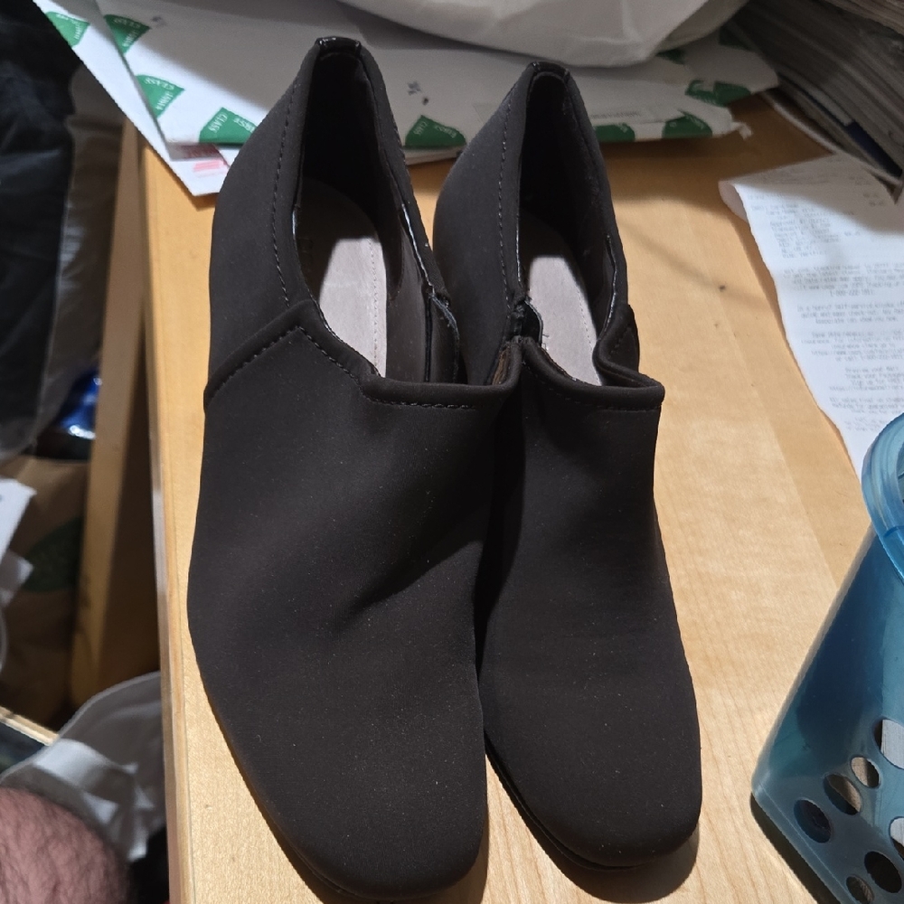 Donald J. Pliner Brown Ankle Booties